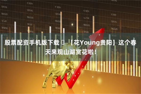 股票配资手机版下载 ​【花Young贵阳】这个春天来观山湖赏花啦！