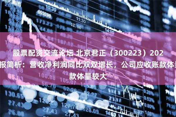 股票配资交流论坛 北京君正（300223）2025年年报简析：营收净利润同比双双增长，公司应收账款体量较大