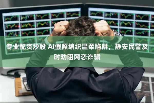 专业配资炒股 AI假照编织温柔陷阱，静安民警及时劝阻网恋诈骗